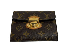 画像をギャラリービューアに読み込む, LOUIS VUITTON ルイヴィトン 三つ折り財布 ルトフォイユ ジョイ M60211 ブラウン ゴールド金具 美品 中古 66197