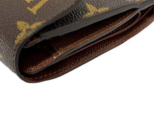 画像をギャラリービューアに読み込む, LOUIS VUITTON ルイヴィトン 三つ折り財布 ルトフォイユ ジョイ M60211 ブラウン ゴールド金具 美品 中古 66197