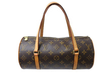 Load image into Gallery viewer, LOUIS VUITTON ルイヴィトン ハンドバック パピヨン30 GM 筒型 モノグラム M51385 ゴールド金具 ブラウン 美品 中古 66201