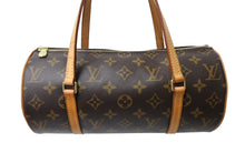 Load image into Gallery viewer, LOUIS VUITTON ルイヴィトン ハンドバック パピヨン30 GM 筒型 モノグラム M51385 ゴールド金具 ブラウン 美品 中古 66201