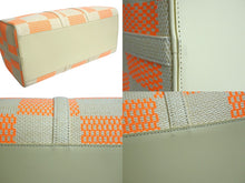 画像をギャラリービューアに読み込む, 極美品 LOUIS VUITTON ルイヴィトン キーポル バンドリエール50 ボストンバッグ M57419 ラフィア オレンジ ベージュ 中古 66202