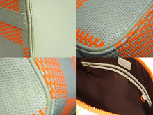 画像をギャラリービューアに読み込む, 極美品 LOUIS VUITTON ルイヴィトン キーポル バンドリエール50 ボストンバッグ M57419 ラフィア オレンジ ベージュ 中古 66202