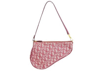 Load image into Gallery viewer, 極美品 ChristianDior クリスチャンディオール サドルポーチ ワンショルダーバッグ トロッター MC 0012 レッド 中古 66204