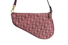 Load image into Gallery viewer, 極美品 ChristianDior クリスチャンディオール サドルポーチ ワンショルダーバッグ トロッター MC 0012 レッド 中古 66204