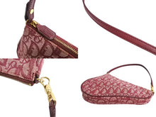 Load image into Gallery viewer, 極美品 ChristianDior クリスチャンディオール サドルポーチ ワンショルダーバッグ トロッター MC 0012 レッド 中古 66204