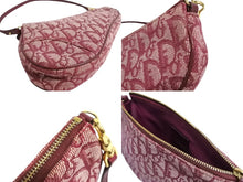 Load image into Gallery viewer, 極美品 ChristianDior クリスチャンディオール サドルポーチ ワンショルダーバッグ トロッター MC 0012 レッド 中古 66204