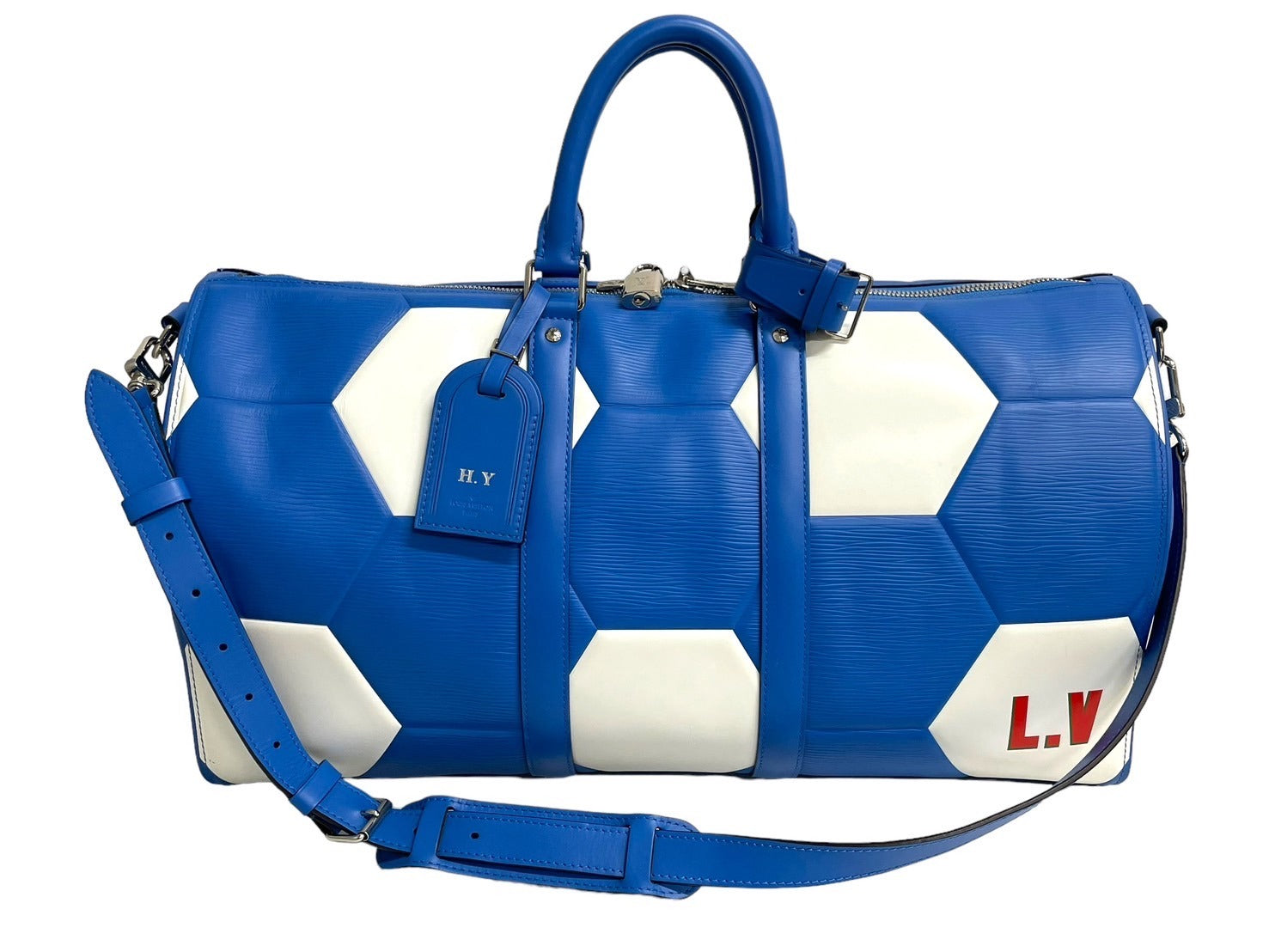 LOUIS VUITTON ルイヴィトン キーポル バンドリエール50 ボストンバッグ M52120 エピレザー 2018 FIFAワールドカップ  美品 中古 66210 – Casanova Vintage