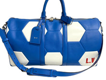 画像をギャラリービューアに読み込む, LOUIS VUITTON ルイヴィトン キーポル バンドリエール50 ボストンバッグ M52120 エピレザー 2018 FIFAワールドカップ 美品 中古 66210