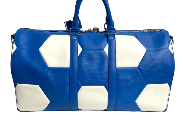 LOUIS VUITTON Keepall Bandouliere 50 Boston Bag M52120 Epi Leather 2018 FIFA World Cup Good Condition Used 66210