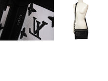 Load image into Gallery viewer, 極美品 LOUIS VUITTON ルイヴィトン ショルダーバッグ ソフトトランク M53964 メッシュ レザー ブラック 中古 66211