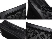 Load image into Gallery viewer, 極美品 LOUIS VUITTON ルイヴィトン ショルダーバッグ ソフトトランク M53964 メッシュ レザー ブラック 中古 66211
