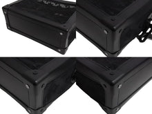 Load image into Gallery viewer, 極美品 LOUIS VUITTON ルイヴィトン ショルダーバッグ ソフトトランク M53964 メッシュ レザー ブラック 中古 66211