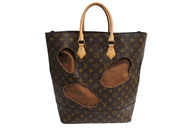 新品同様 LOUIS VUITTON ルイヴィトン ウィズホールズ トートバッグ M40279 コムデギャルソン 川久保玲 2014 ゴールド金具 中古 66212