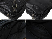 画像をギャラリービューアに読み込む, BALENCIAGA バレンシアガ ル カゴール ショルダーバッグ ブラック 7190652 シルバー金具 現行 美品 中古 66214
