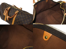 画像をギャラリービューアに読み込む, LOUIS VUITTON ルイヴィトン キーポル50 ボストンバッグ M41426 モノグラム キャンバス ゴールド金具 ブラウン 美品 中古 66245