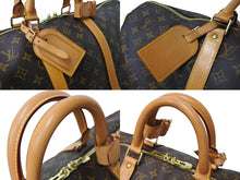 画像をギャラリービューアに読み込む, LOUIS VUITTON ルイヴィトン キーポル50 ボストンバッグ M41426 モノグラム キャンバス ゴールド金具 ブラウン 美品 中古 66245