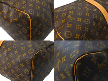 画像をギャラリービューアに読み込む, LOUIS VUITTON ルイヴィトン キーポル50 ボストンバッグ M41426 モノグラム キャンバス ゴールド金具 ブラウン 美品 中古 66245
