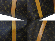 画像をギャラリービューアに読み込む, LOUIS VUITTON ルイヴィトン キーポル50 ボストンバッグ M41426 モノグラム キャンバス ゴールド金具 ブラウン 美品 中古 66245