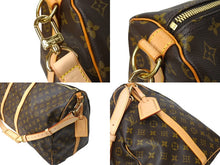 画像をギャラリービューアに読み込む, 極美品 LOUIS VUITTON ルイヴィトン キーポル バンドリエール 60 ボストンバッグ モノグラム ブラウン M41412 ゴールド金具 中古 66246