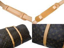 画像をギャラリービューアに読み込む, 極美品 LOUIS VUITTON ルイヴィトン キーポル バンドリエール 60 ボストンバッグ モノグラム ブラウン M41412 ゴールド金具 中古 66246