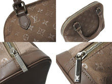 Load image into Gallery viewer, LOUIS VUITTON ルイヴィトン ハンドバッグ リトルアルマ モノグラムサテン M92147 ブラウン シルバー金具 美品 中古 66258