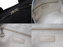 Load image into Gallery viewer, 極美品 CHANEL シャネル ハンドバッグ 2Wayバッグ ドーヴィルライン ネイビー A92750 ランダム番号 コットン 中古 66261