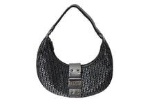Load image into Gallery viewer, Christian Dior クリスチャンディオール ワンショルダーバッグ オブリーク柄 ストリートシック ブラック 良品 中古 66267