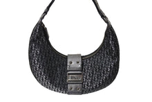 Load image into Gallery viewer, Christian Dior クリスチャンディオール ワンショルダーバッグ オブリーク柄 ストリートシック ブラック 良品 中古 66267