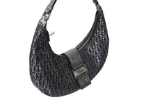 Load image into Gallery viewer, Christian Dior クリスチャンディオール ワンショルダーバッグ オブリーク柄 ストリートシック ブラック 良品 中古 66267