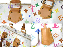 Load image into Gallery viewer, LOUIS VUITTON ルイヴィトン ハンドバッグ スピーディ30 村上隆 M92643 PVC レザー ホワイト マルチカラー 美品 中古 66283