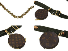 画像をギャラリービューアに読み込む, 極美品 LOUIS VUITTON ルイヴィトン ミュルティポシェット・アクセソワール カーキ ショルダーバッグ モノグラム M44813 中古 66285