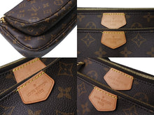 画像をギャラリービューアに読み込む, 極美品 LOUIS VUITTON ルイヴィトン ミュルティポシェット・アクセソワール カーキ ショルダーバッグ モノグラム M44813 中古 66285