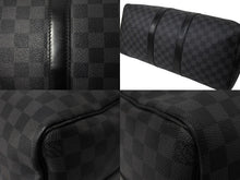 画像をギャラリービューアに読み込む, LOUIS VUITTON ルイヴィトン キーポル バンドリエール45 ボストンバッグ ダミエグラフィット N41418 美品 中古 66286