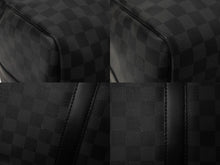 Load image into Gallery viewer, 新品同様 LOUIS VUITTON ルイヴィトン キーポルバンドリエール55 ボストンバッグ N41413 ダミエグラフィット ブラック 中古 66287