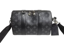 画像をギャラリービューアに読み込む, 新品同様 LOUIS VUITTON ルイヴィトン シティ キーポル ショルダーバッグ M45936 モノグラム エクリプス キャンバス 中古 66293