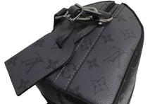画像をギャラリービューアに読み込む, 新品同様 LOUIS VUITTON ルイヴィトン シティ キーポル ショルダーバッグ M45936 モノグラム エクリプス キャンバス 中古 66293