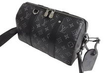 画像をギャラリービューアに読み込む, 新品同様 LOUIS VUITTON ルイヴィトン シティ キーポル ショルダーバッグ M45936 モノグラム エクリプス キャンバス 中古 66293