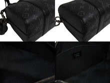 画像をギャラリービューアに読み込む, 新品同様 LOUIS VUITTON ルイヴィトン シティ キーポル ショルダーバッグ M45936 モノグラム エクリプス キャンバス 中古 66293