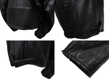 画像をギャラリービューアに読み込む, 極美品 BALENCIAGA バレンシアガ ロゴバイカージャケット ライダース 20AW 594594 レザー ブラック ホワイト サイズ48 中古 66307