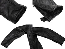 画像をギャラリービューアに読み込む, 極美品 BALENCIAGA バレンシアガ ロゴバイカージャケット ライダース 20AW 594594 レザー ブラック ホワイト サイズ48 中古 66307