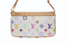 画像をギャラリービューアに読み込む, 極美品 LOUIS VUITTON ルイヴィトン ポシェット アクセソワール アクセサリーポーチ M92649 モノグラム マルチカラー 村上隆 中古 4b006631