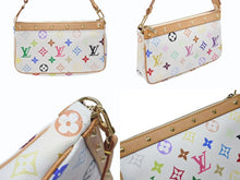 画像をギャラリービューアに読み込む, 極美品 LOUIS VUITTON ルイヴィトン ポシェット アクセソワール アクセサリーポーチ M92649 モノグラム マルチカラー 村上隆 中古 4b006631