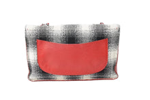 Load image into Gallery viewer, CHANEL シャネル シングルフラップ Wチェーンショルダーバッグ 18番台 ココマーク カーフスキン キャンバス ツイード 美品 中古 66318