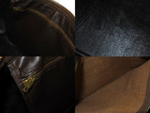 画像をギャラリービューアに読み込む, Christian Dior クリスチャンディオール ボストンバッグ 40cm トロッター柄 ブラウン ベージュ キャンバス レザー 良品 中古 66319