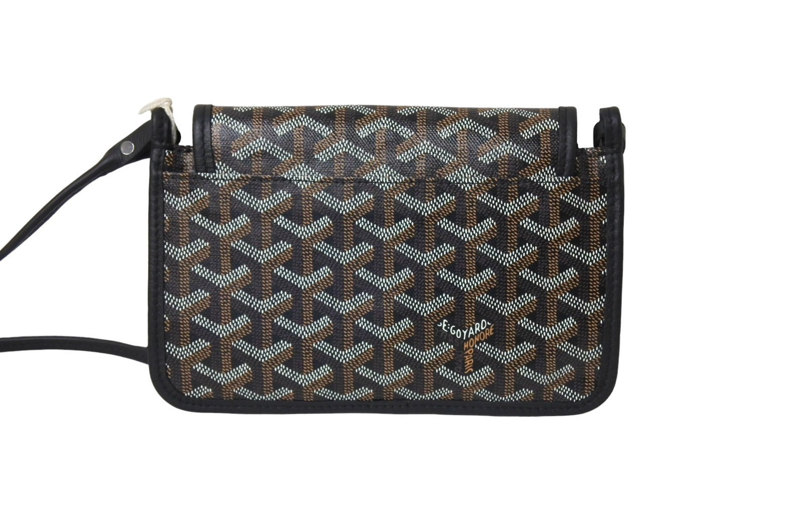 新品未使用 GOYARD ゴヤール プリュメ ショルダーバッグ ポーチウォレット ブラック PVC レザー シルバー金具 中古 66325 –  Casanova Vintage