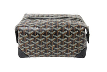 Load image into Gallery viewer, 新品同様 GOYARD ゴヤール BOEING25 ボーイング25 ポーチ クラッチバッグ セカンドバッグ PVC ブラック 中古 66337