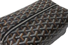 Load image into Gallery viewer, 新品同様 GOYARD ゴヤール BOEING25 ボーイング25 ポーチ クラッチバッグ セカンドバッグ PVC ブラック 中古 66337