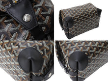 Load image into Gallery viewer, 新品同様 GOYARD ゴヤール BOEING25 ボーイング25 ポーチ クラッチバッグ セカンドバッグ PVC ブラック 中古 66337