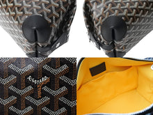 Load image into Gallery viewer, 新品同様 GOYARD ゴヤール BOEING25 ボーイング25 ポーチ クラッチバッグ セカンドバッグ PVC ブラック 中古 66337