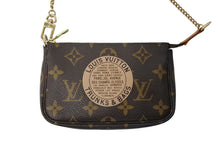 Load image into Gallery viewer, LOUIS VUITTON ルイヴィトン ミニ ポシェット アクセソワール ポーチ M60153 T&amp;B ブラウン ゴールド金具 美品 中古 66344